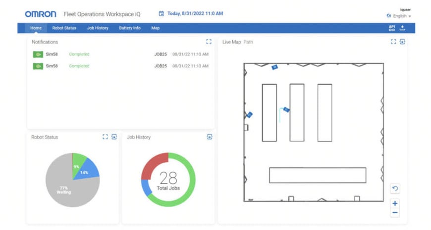 OMRON ANNOUNCES FLOW CORE 3.0 SOFTWARE FOR ACCELERATING AMR FLEET MANAGEMENT AND NAVIGATION